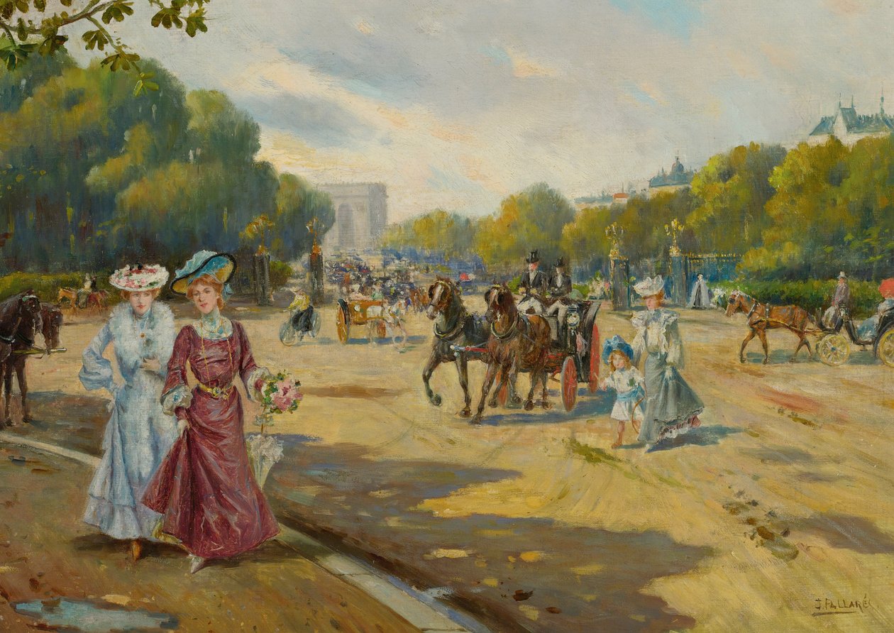 Port Dauphine Bois de Boulogne alkotó: Joaquín Pallarés Allustante