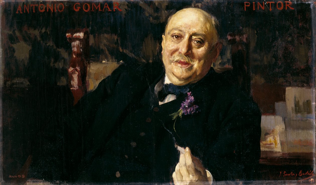 Antonio Gomar és Gomar festőművész alkotó: Joaquín Sorolla