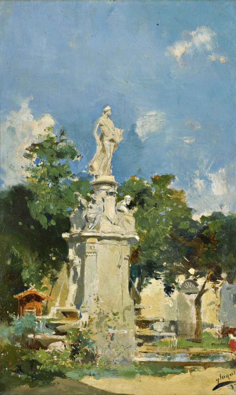 Az Apollo -kút, Madrid alkotó: Joaquín Sorolla