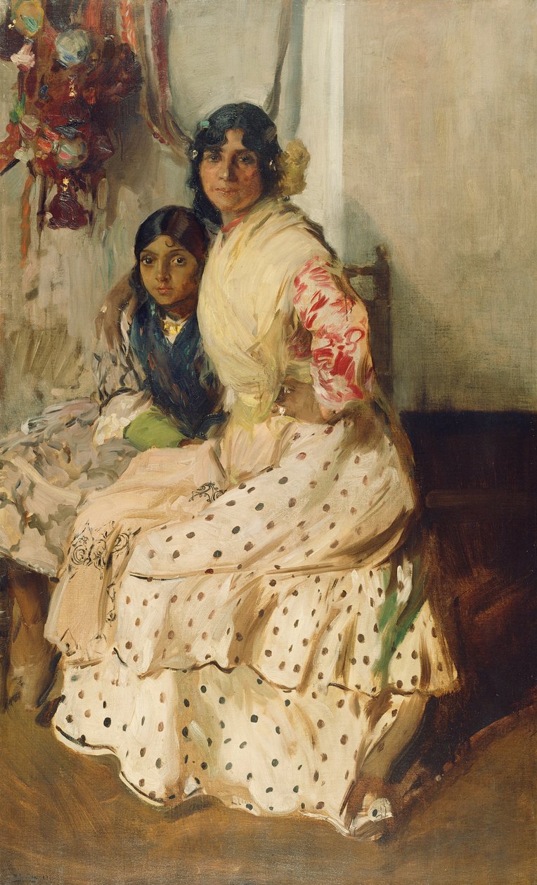 Cigány Pepilla és lánya alkotó: Joaquín Sorolla