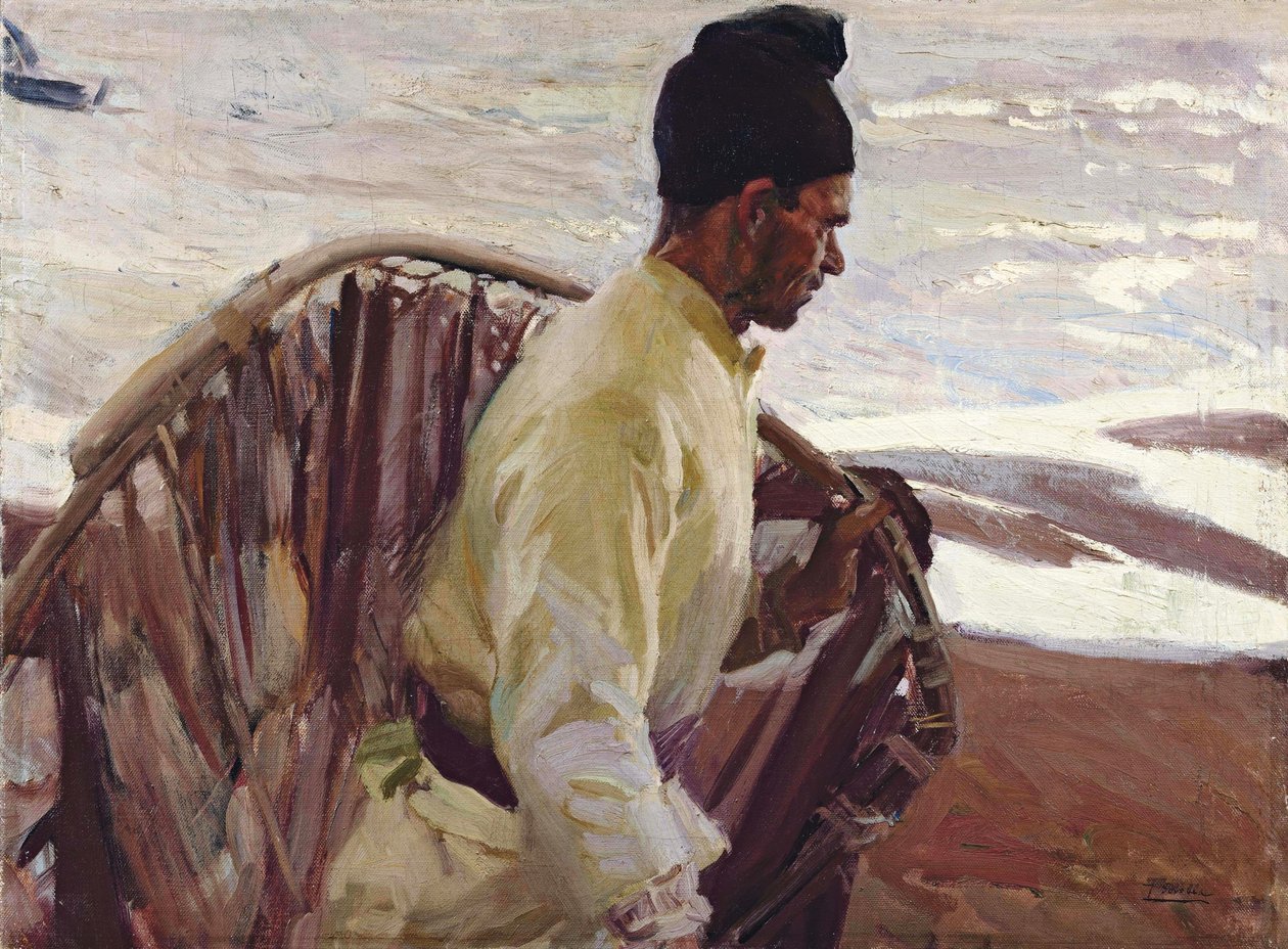 Garnélarák halász, Valencia alkotó: Joaquín Sorolla