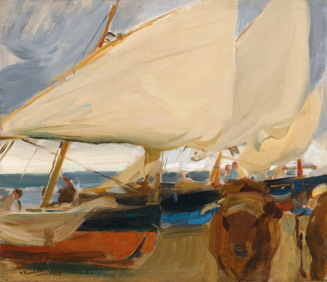 Valencia strand alkotó: Joaquín Sorolla