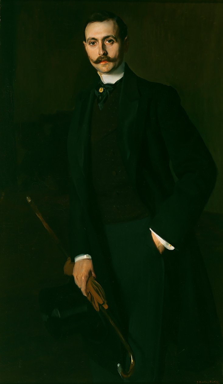 Aureliano de Beruete és Moret portréja alkotó: Joaquín Sorolla