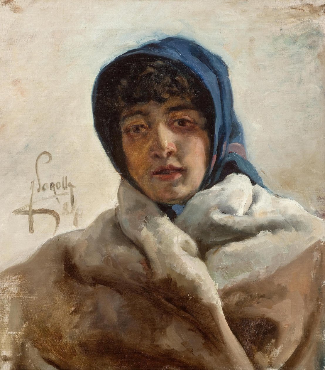 Egy nő portréja alkotó: Joaquín Sorolla