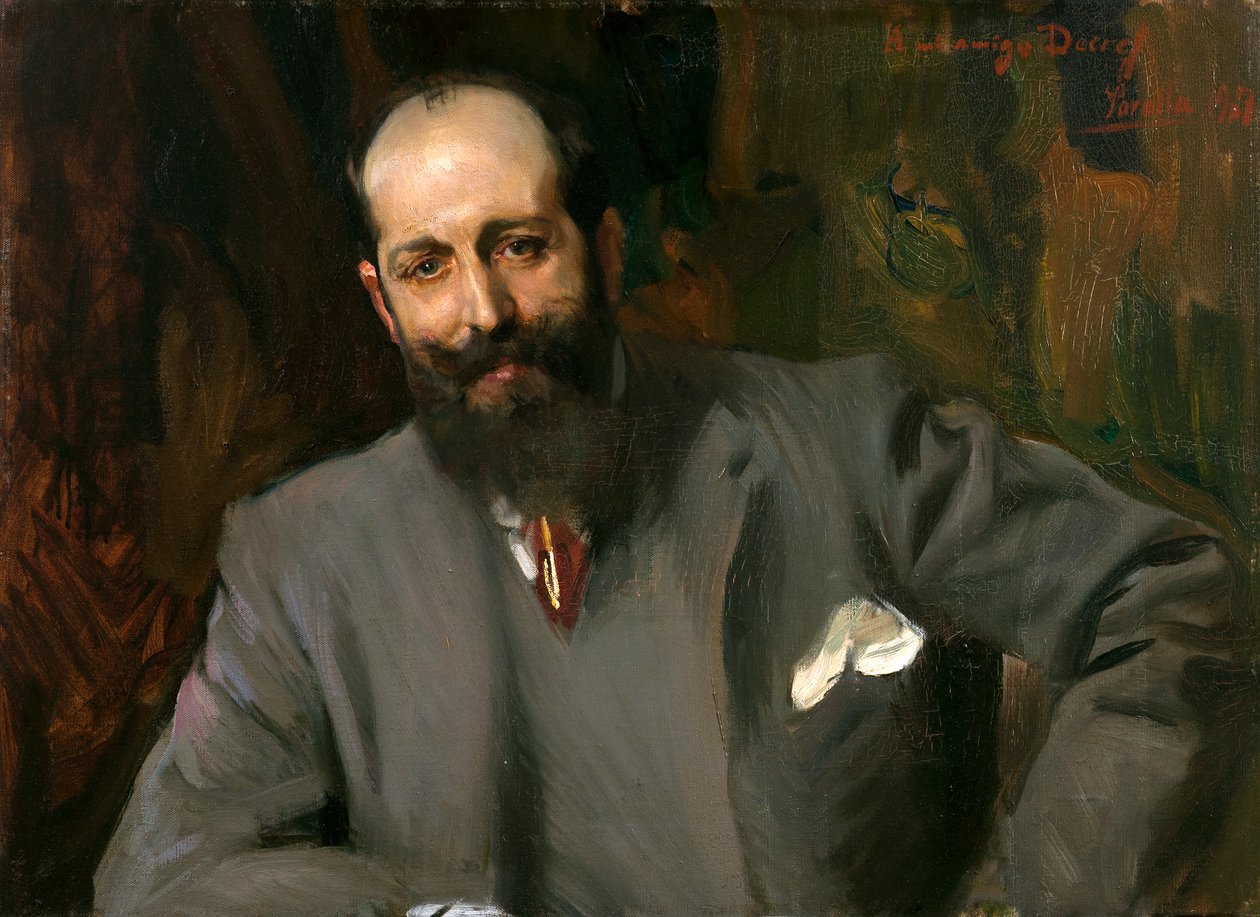 Dr. Joaquín Decref és Ruiz arcképe alkotó: Joaquín Sorolla