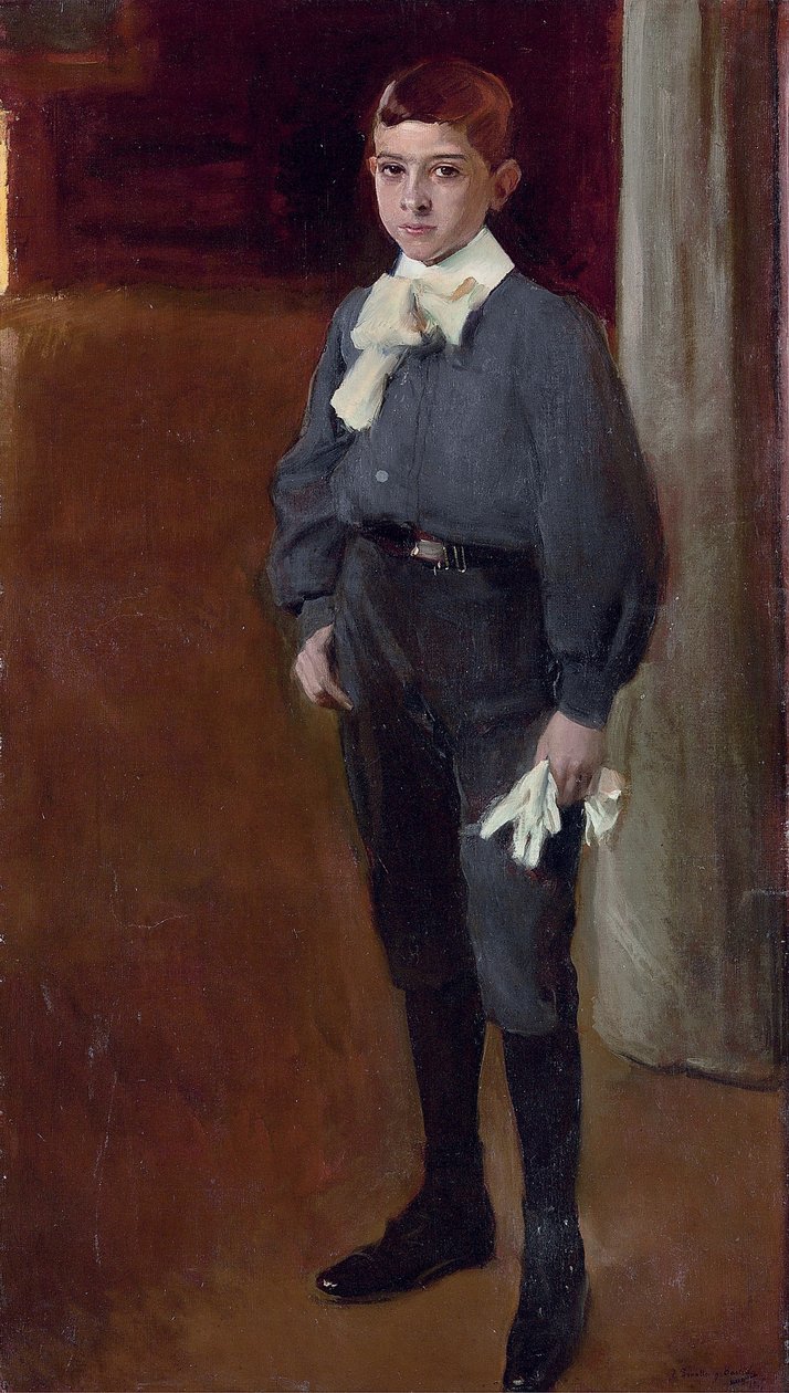 A gyermek portréja, José Maria Suárez alkotó: Joaquín Sorolla