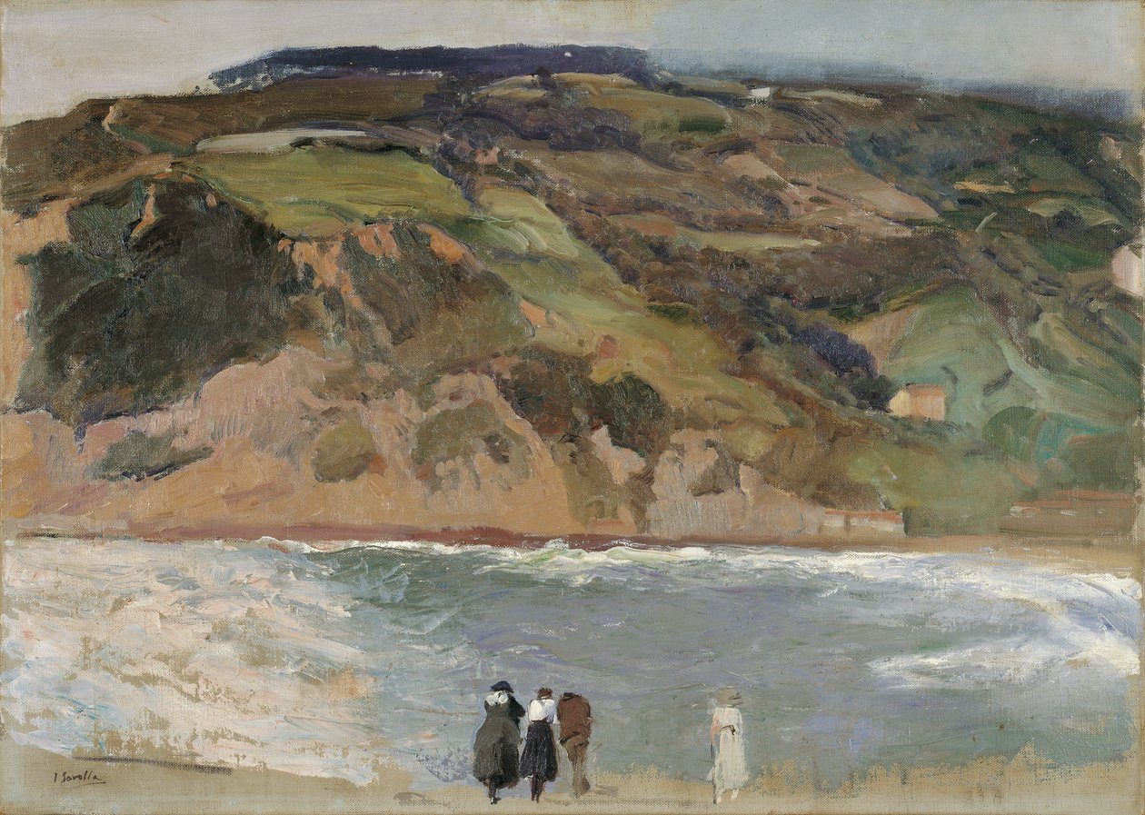 San Sebastián hullámtörése alkotó: Joaquín Sorolla