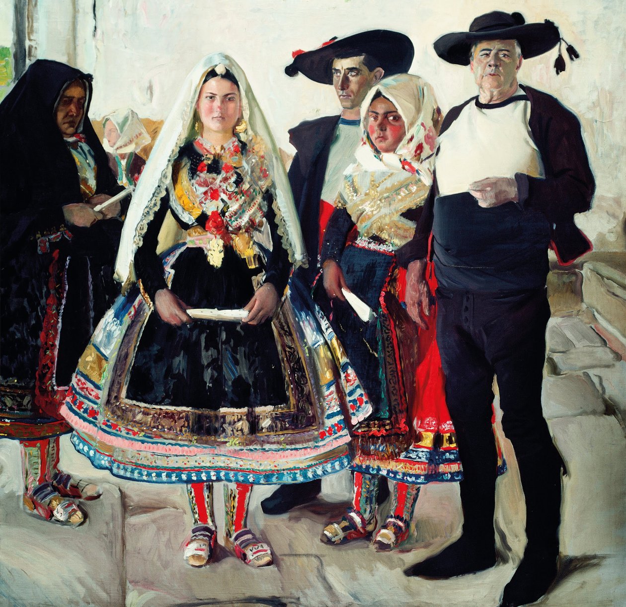 Tipikus Lagarterans vagy Lagarteran BrideShare alkotó: Joaquín Sorolla