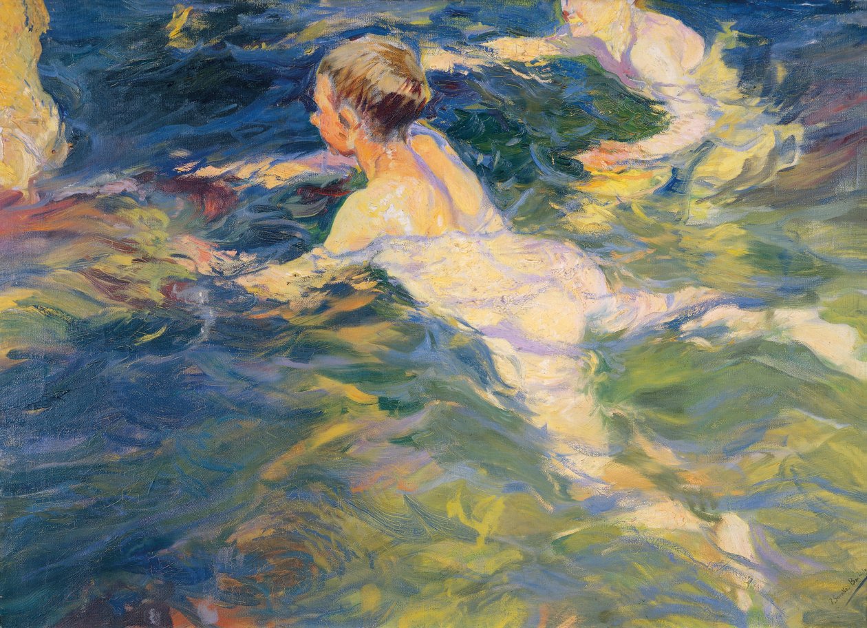 Úszók, Jávea alkotó: Joaquín Sorolla