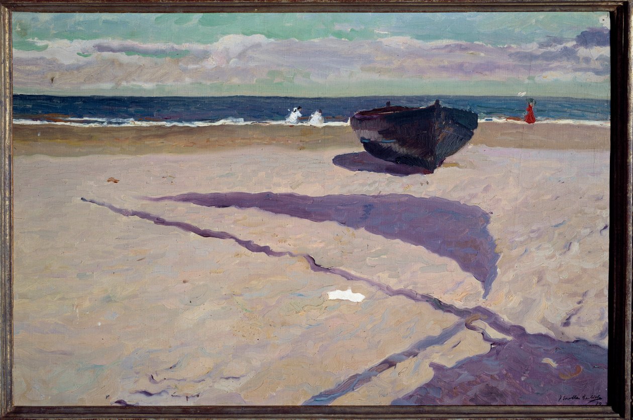 Joaquin Sorolla y Bastida (1862-1923) A csónak árnyéka festménye, 1903 Madrid, Sorolla Múzeum alkotó: Joaquín Sorolla