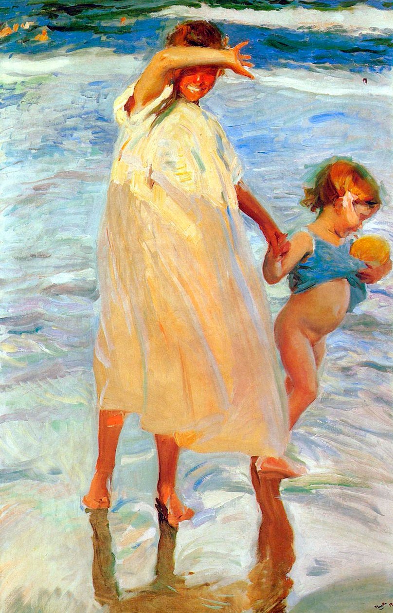 A két nővér, 1909. alkotó: Joaquín Sorolla