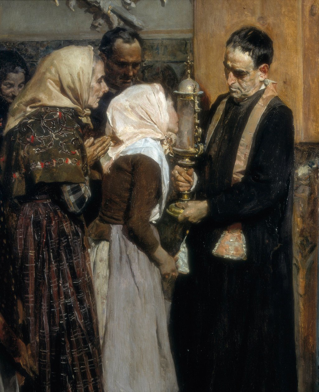 Az ereklye, részlet alkotó: Joaquín Sorolla