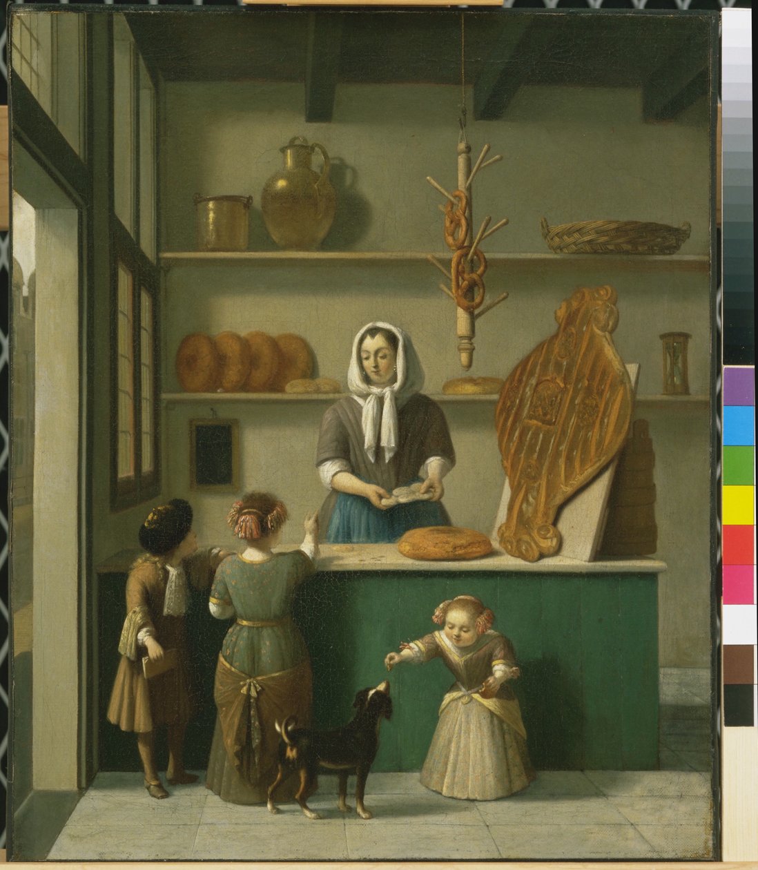 The Bakery Shop, 1680 körül alkotó: Job Berckheyde