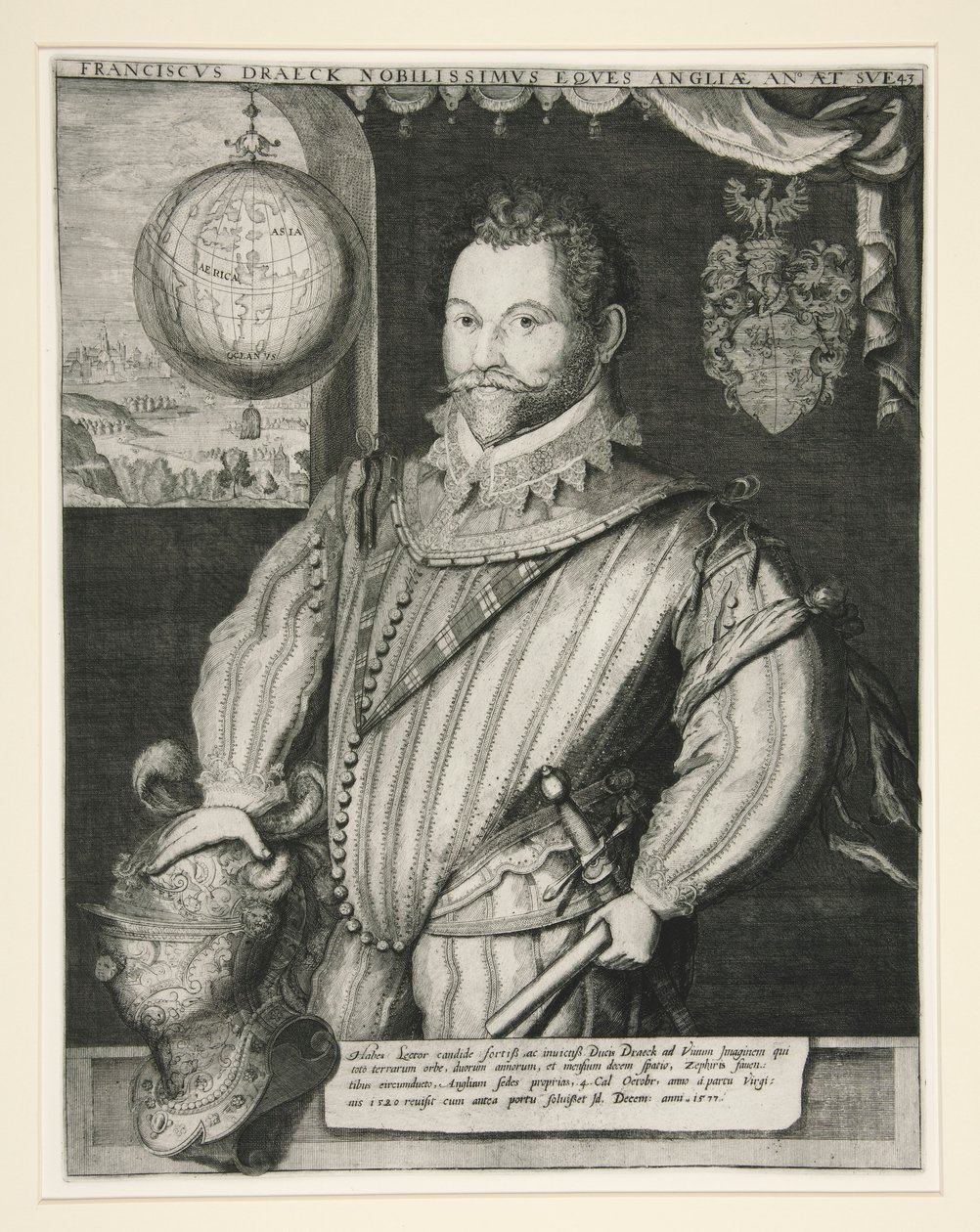 Sir Francis Drake alkotó: Jodocus Hondius