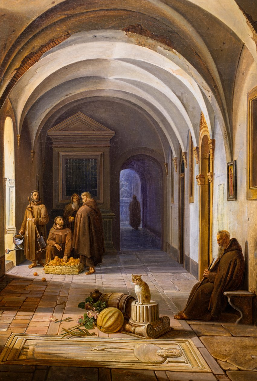 Ferences szerzetesek a Santa Maria d