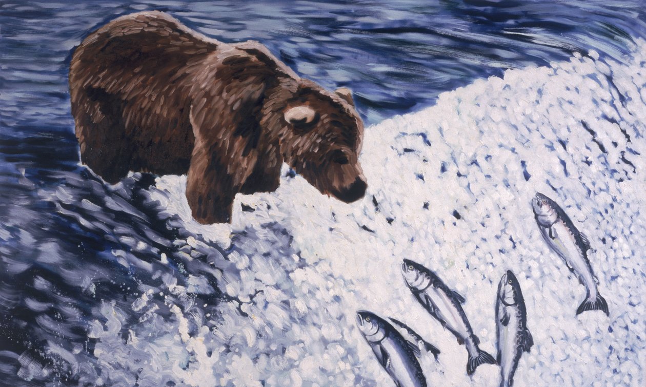 Alaszkai barnamedve, 2002 alkotó: Joe Heaps Nelson