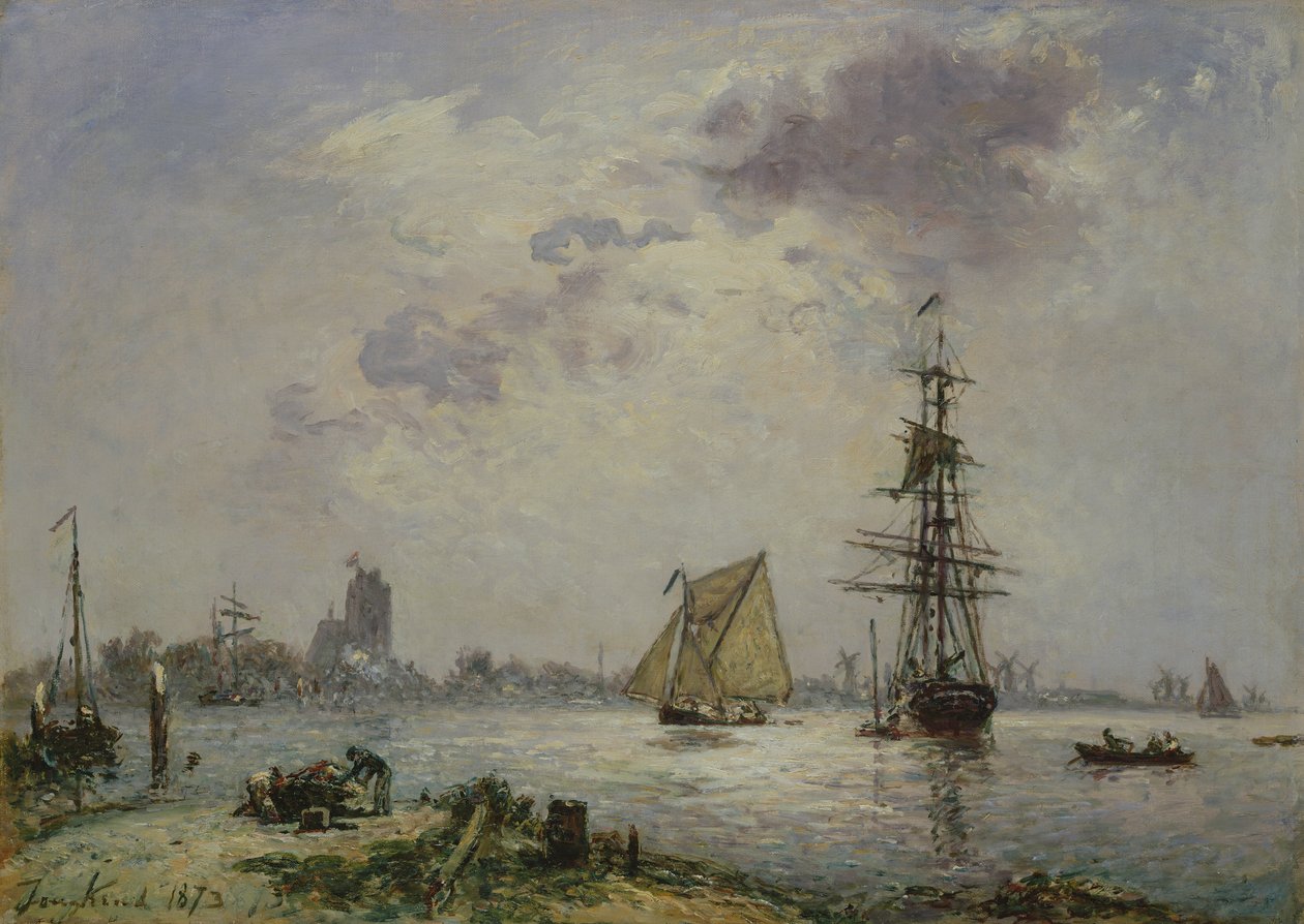Dordrecht, 1873 alkotó: Johan Barthold Jongkind