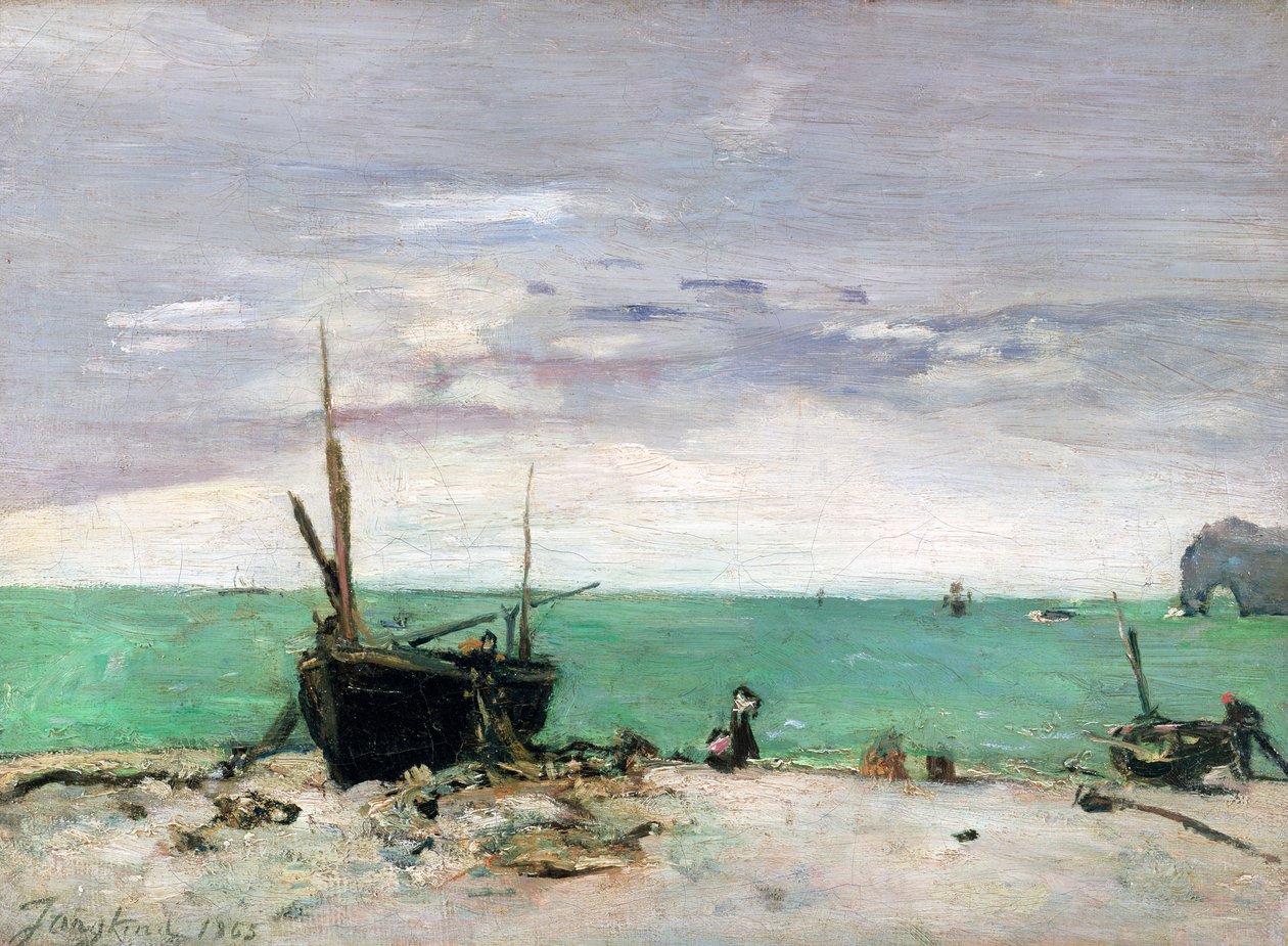 Etretat, 1865 alkotó: Johan Barthold Jongkind