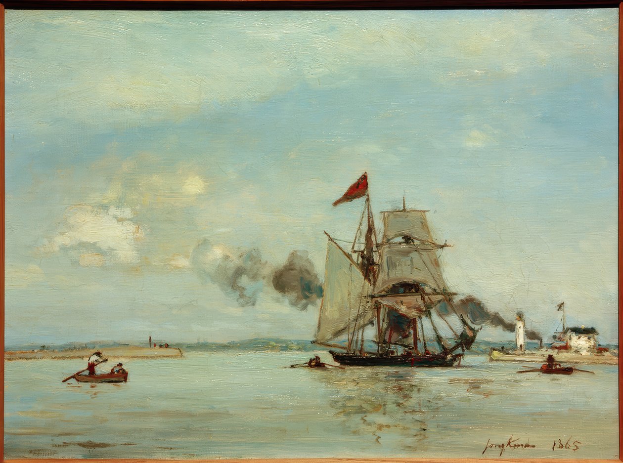 Honfleur alkotó: Johan Barthold Jongkind