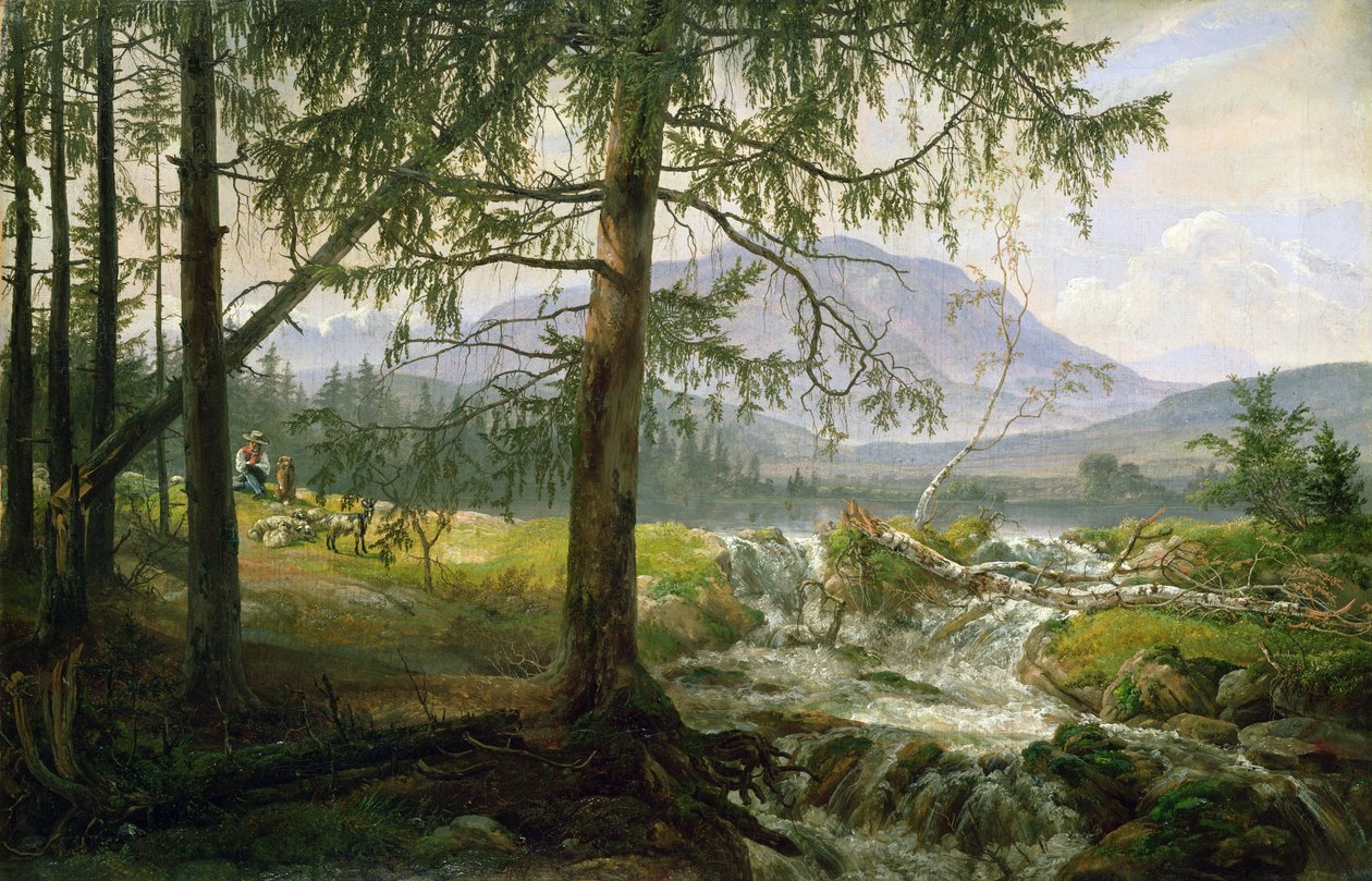 Északi táj, 1822 alkotó: Johan Christian Dahl