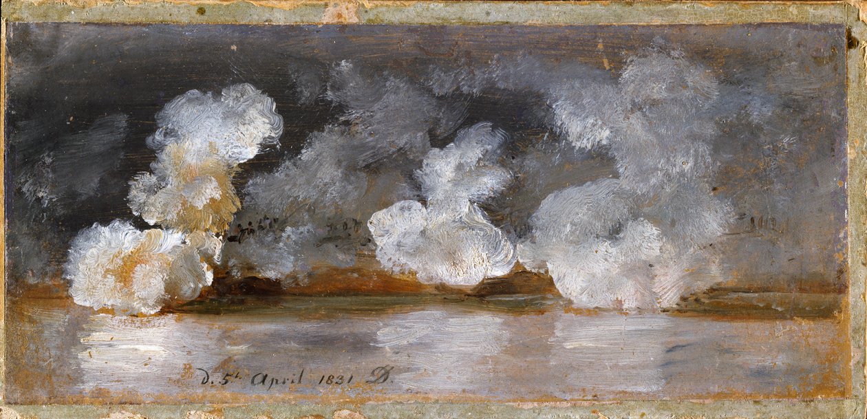 Füst az ágyúlövésekből alkotó: Johan Christian Dahl