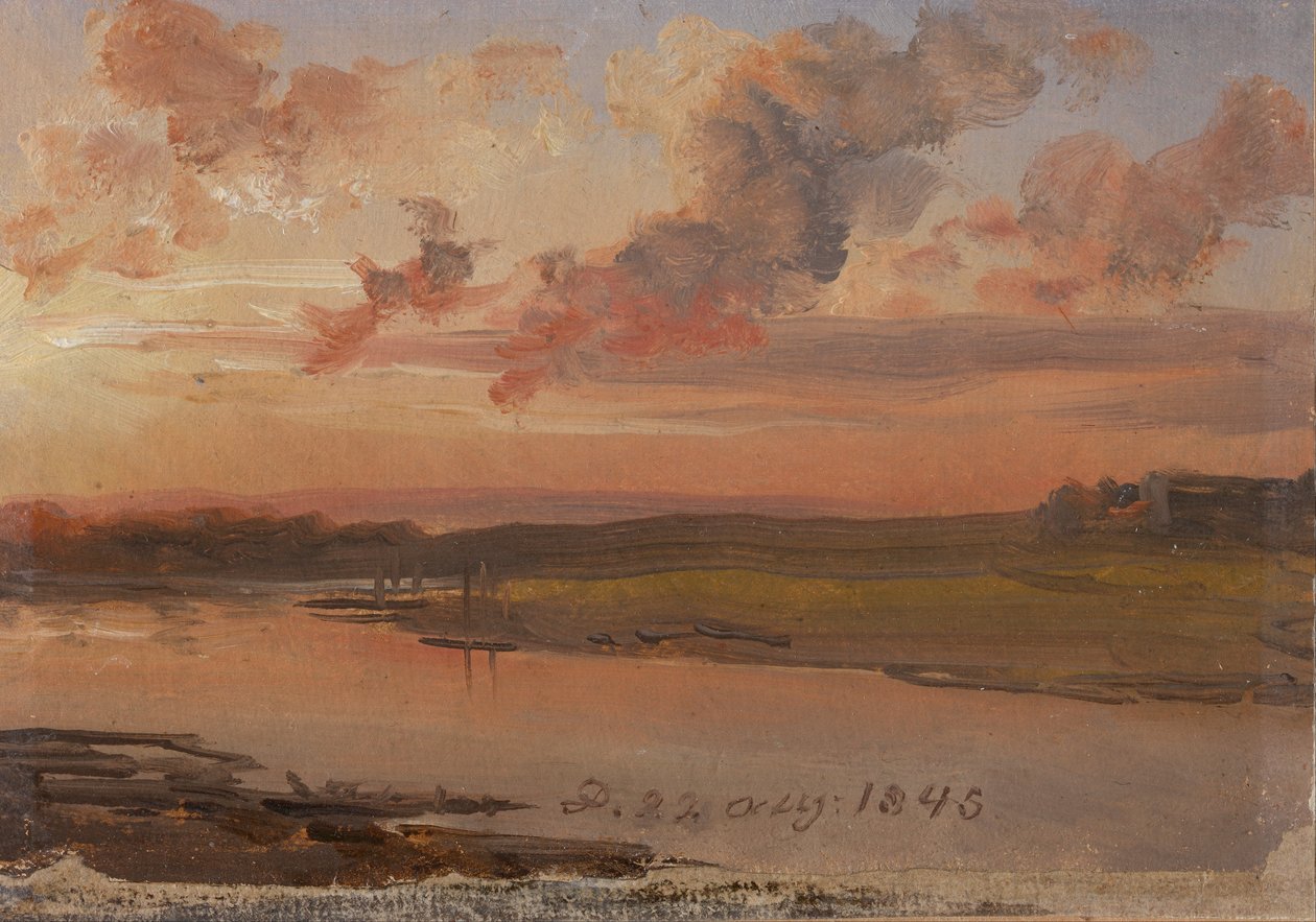Az Elba este alkotó: Johan Christian Dahl