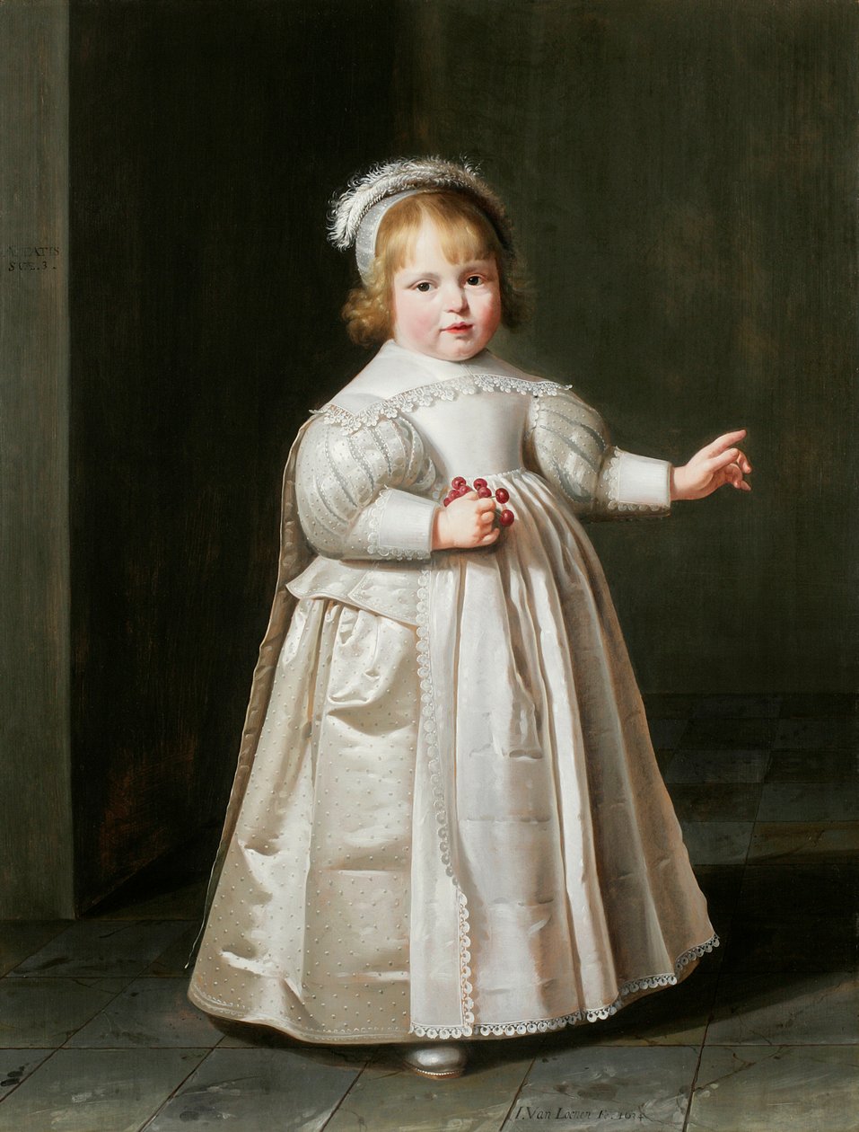 Willem van der Muelen portréja, 3 éves, 1634 alkotó: Johan Cornelisz van Loenen