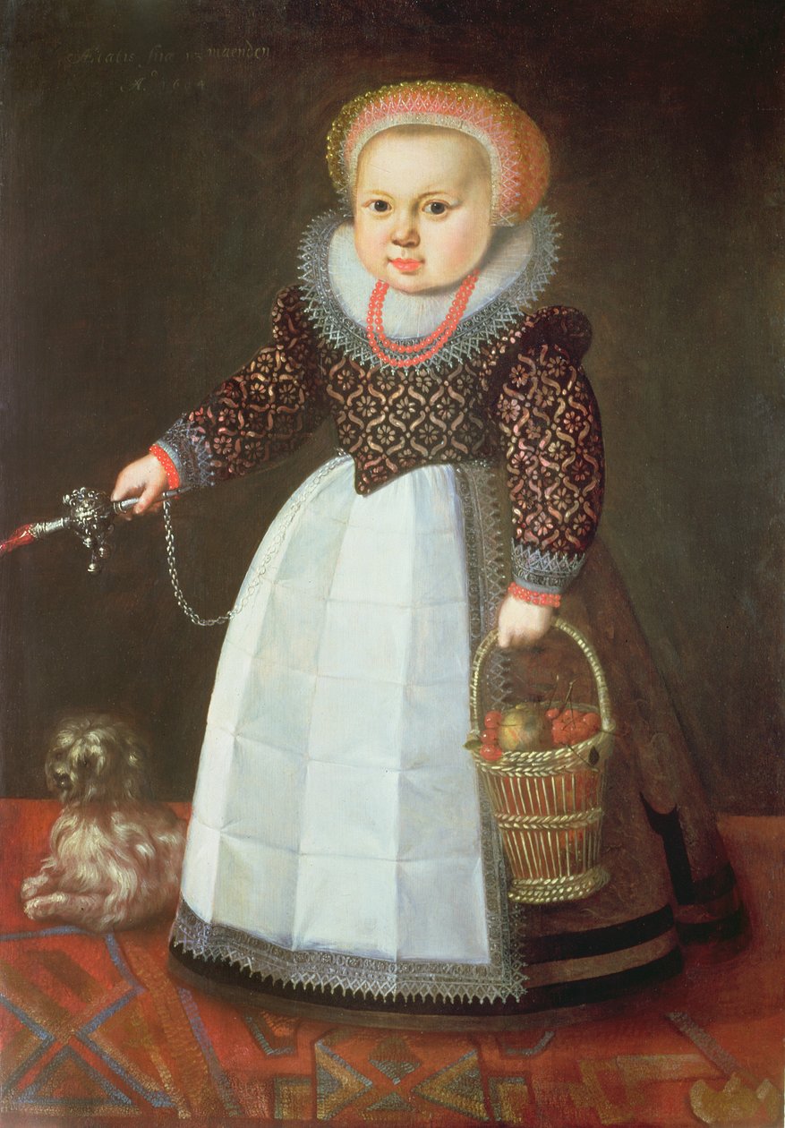 Fiatal gyerek egy kutyával alkotó: Johan Cornelisz van Loenen