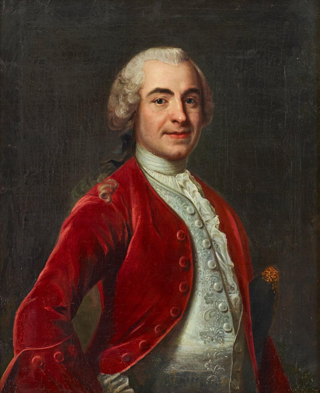 Carl Gustaf Vattrang kamarás portréja alkotó: Johan Henrik Scheffel