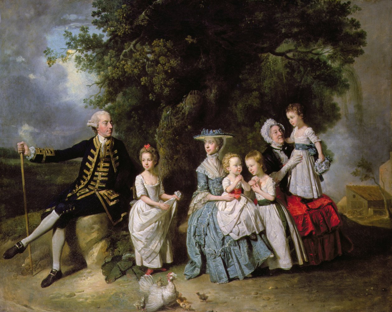 A Colmore család csoportportréja alkotó: Johan Joseph Zoffany