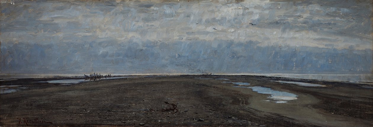 A Skaw Spit. Skagen alkotó: Johan Fredrik Krouthen