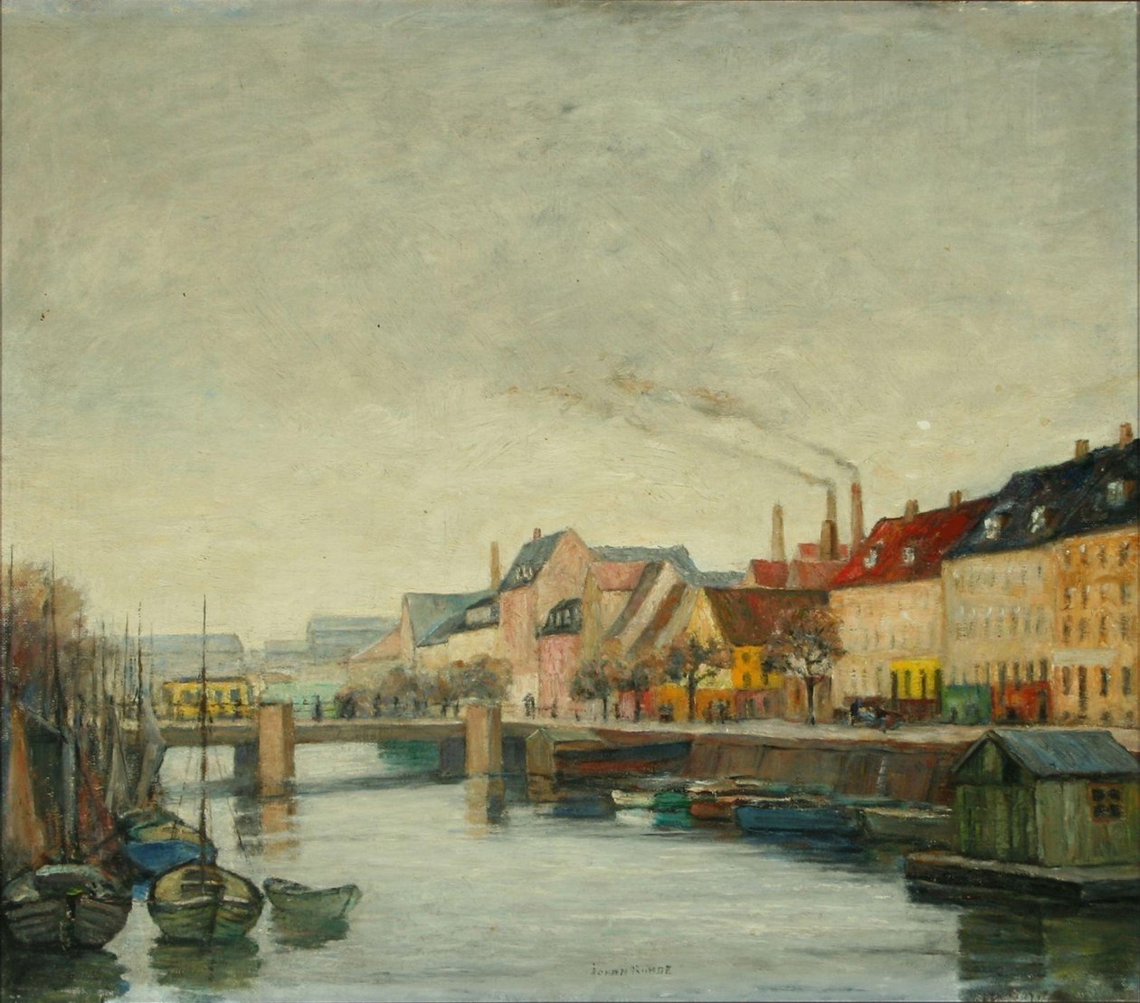 Csatorna díszletek Koppenhágából Angol: Csatorna díszletek Koppenhágából alkotó: Johan Rohde