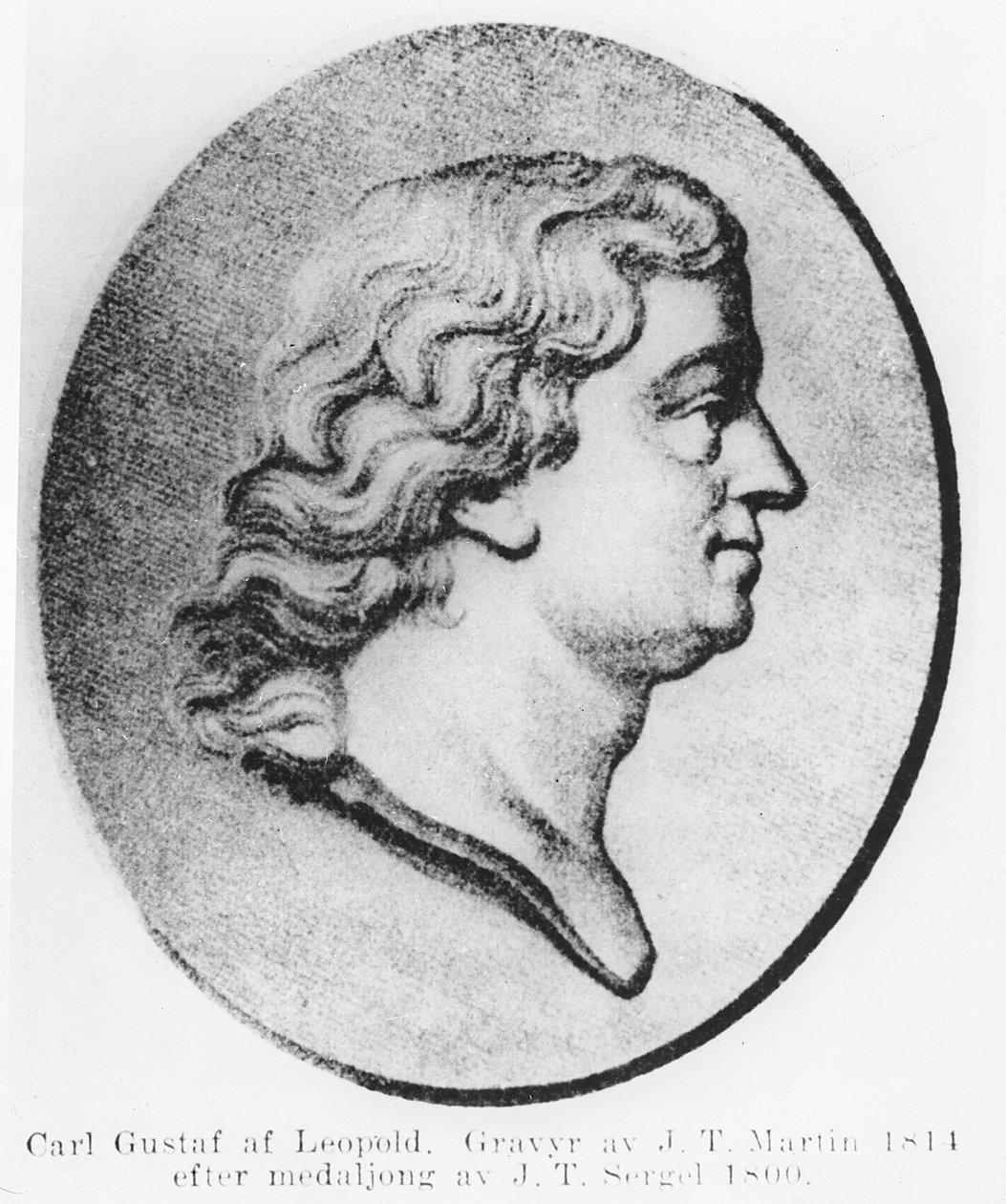 Carl Gustaf Leopold, 1814 alkotó: Johan Tobias Sergel