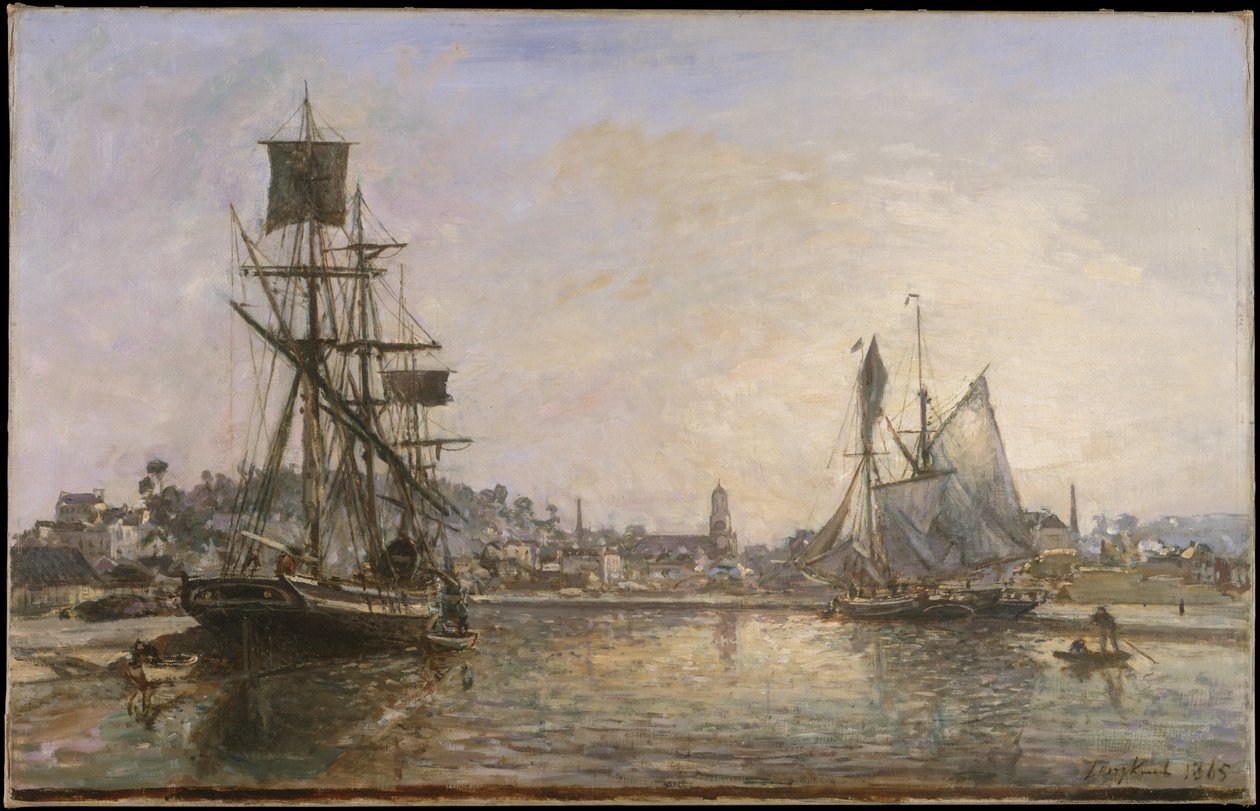Honfleur alkotó: Johan Barthold Jongkind