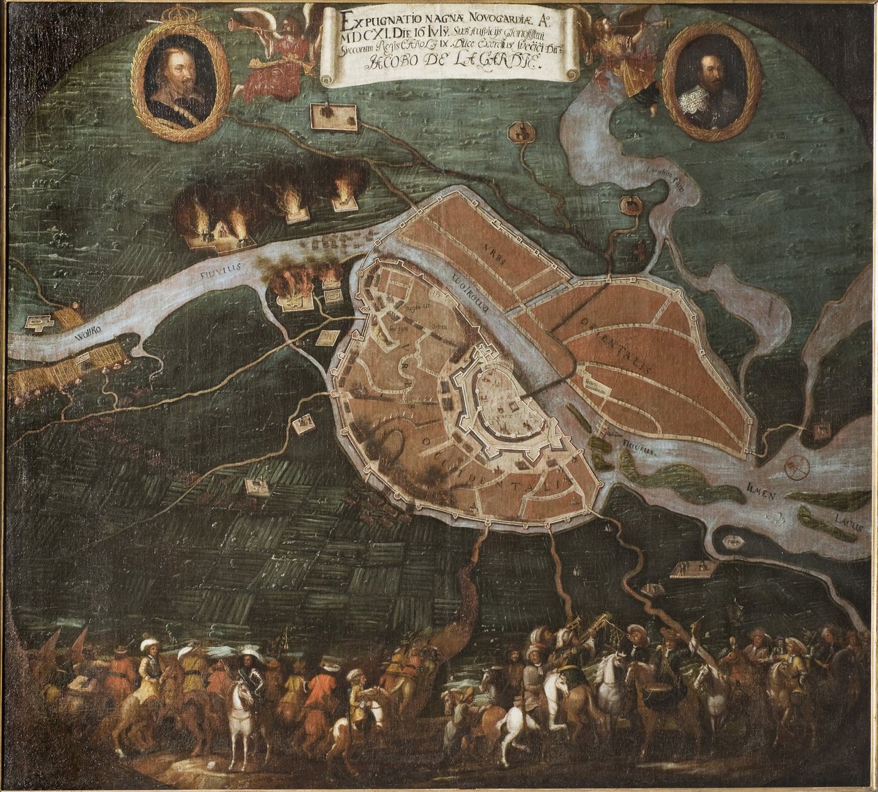 A novgorodi csata (Oroszország), a svéd lengyel háború (1600-1611) - A novgorodi csata alkotó: Johan Hammer