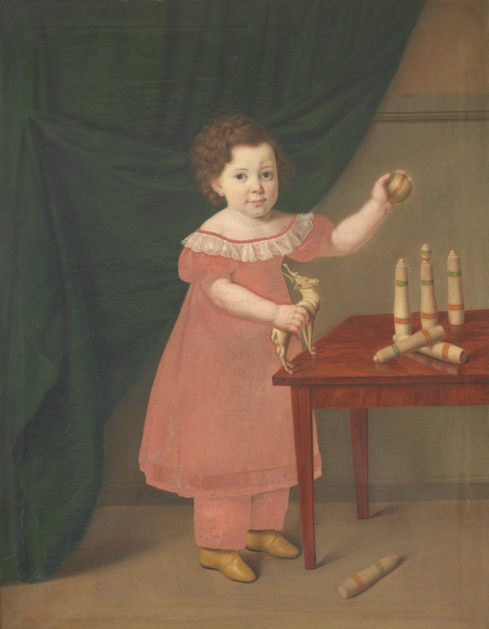 Barneportraet alkotó: Johan Anton Bech