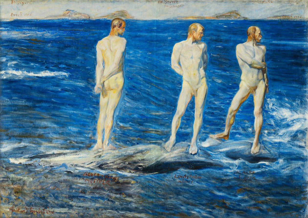 Só, szél és tenger, 1906, 1909 alkotó: Johan Axel Gustav Acke