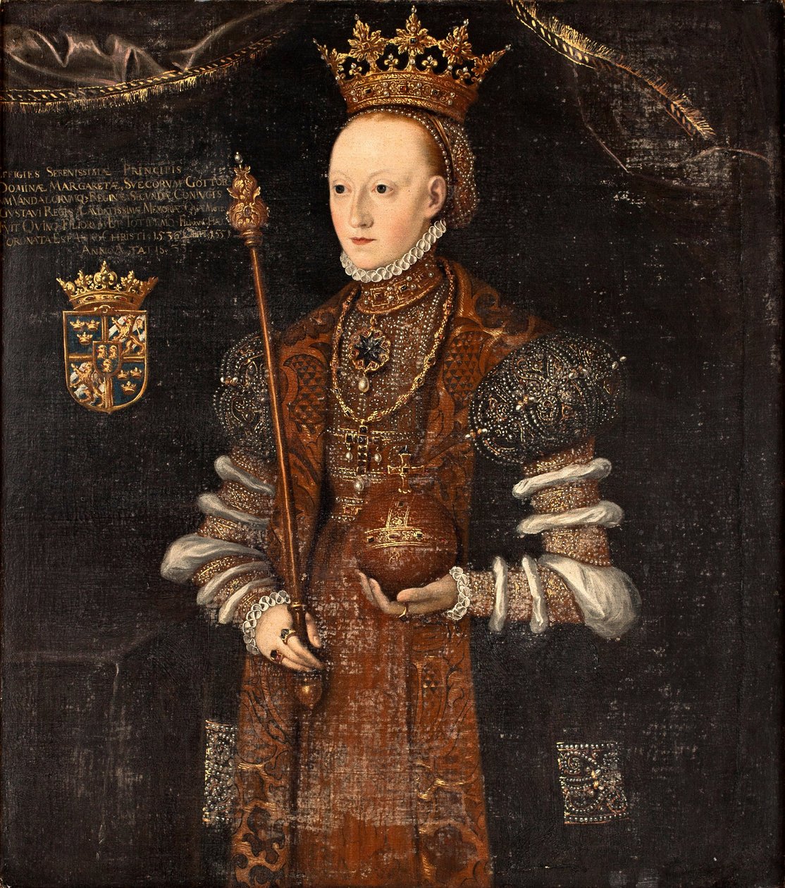 Margit Leijonhufvud svéd királynő alkotó: Johan Baptista van Uther