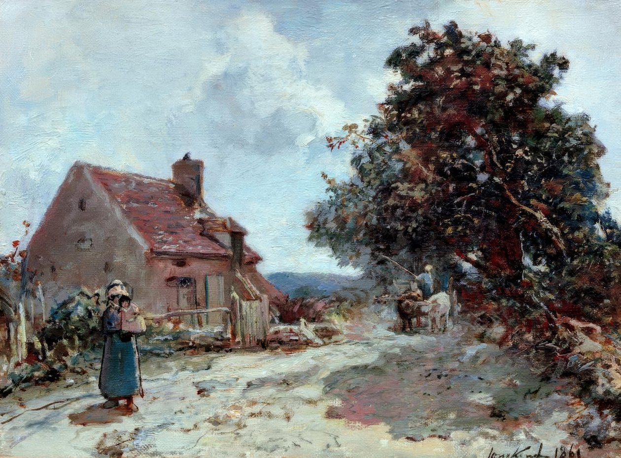 Nevers környékén alkotó: Johan Barthold Jongkind