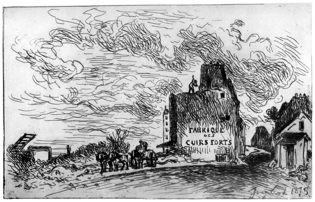 Bontás, c1840-1890 1924 alkotó: Johan Barthold Jongkind