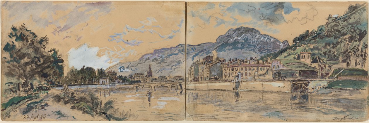 Grenoble alkotó: Johan Barthold Jongkind