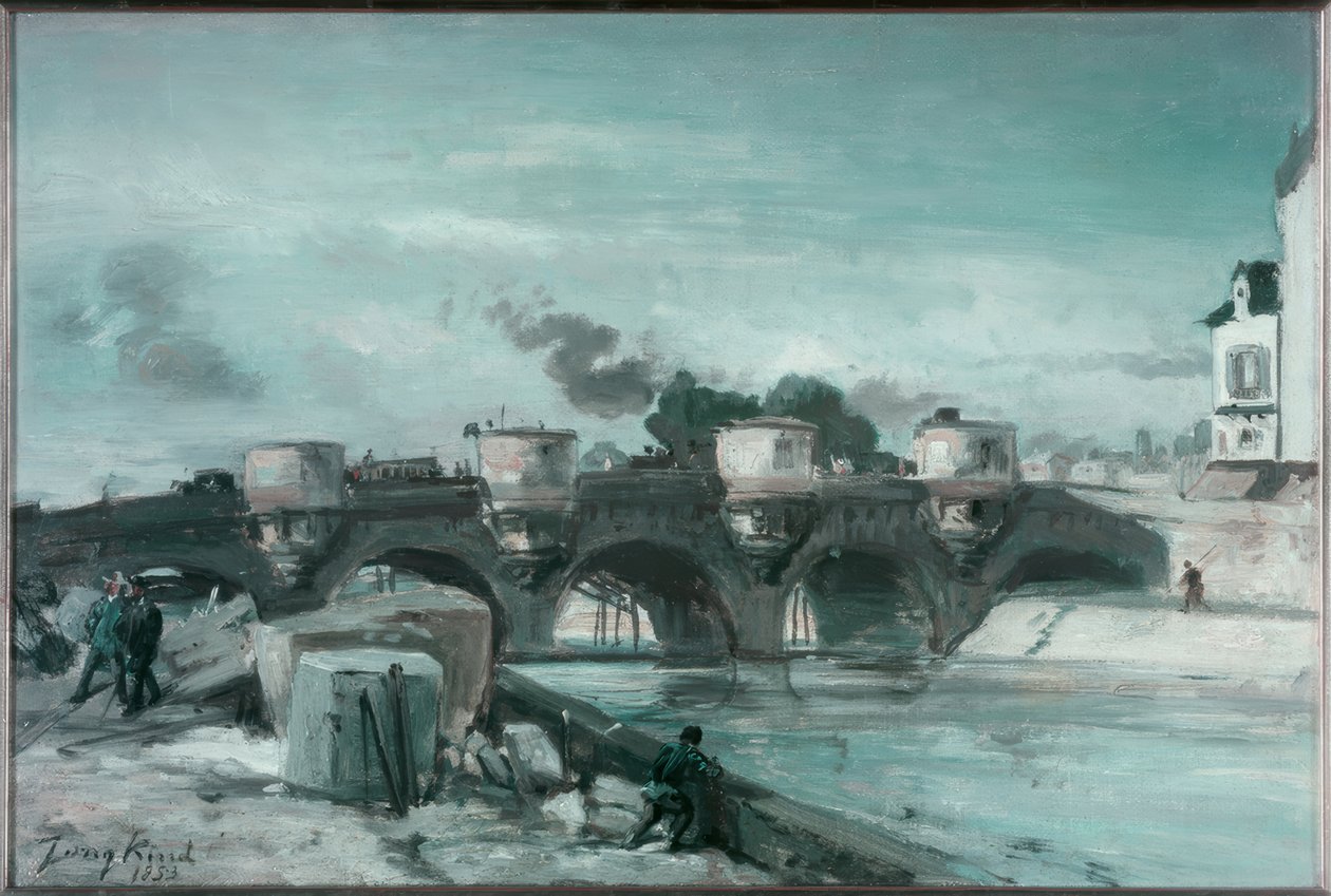 Párizs, Pont Neuf alkotó: Johan Barthold Jongkind
