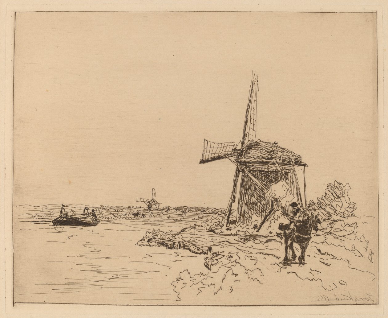 A vontatóút alkotó: Johan Barthold Jongkind