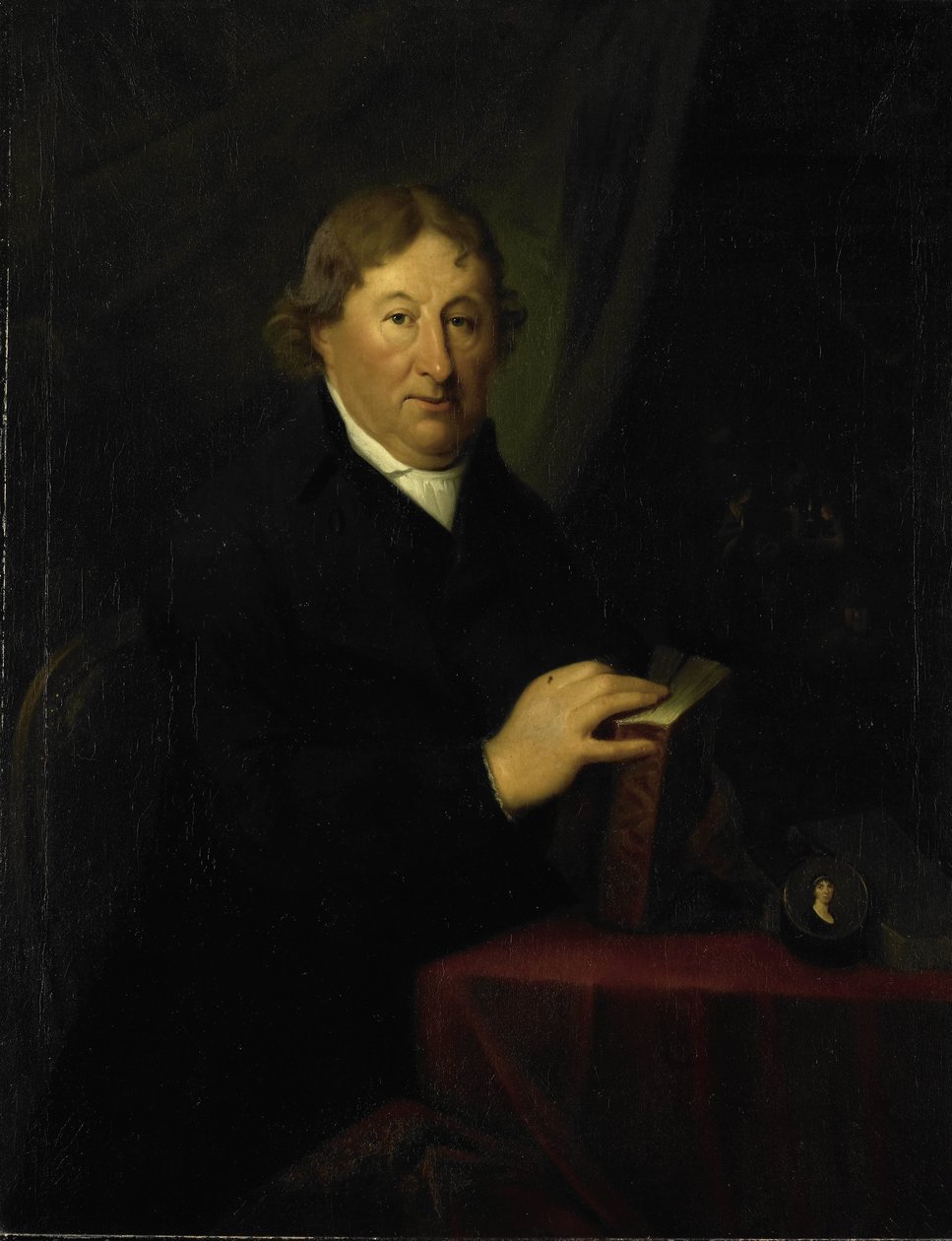 Gerrit van der Pot, Groeneveld ura, rotterdami műgyűjtő portréja alkotó: Johan Bernard Scheffer