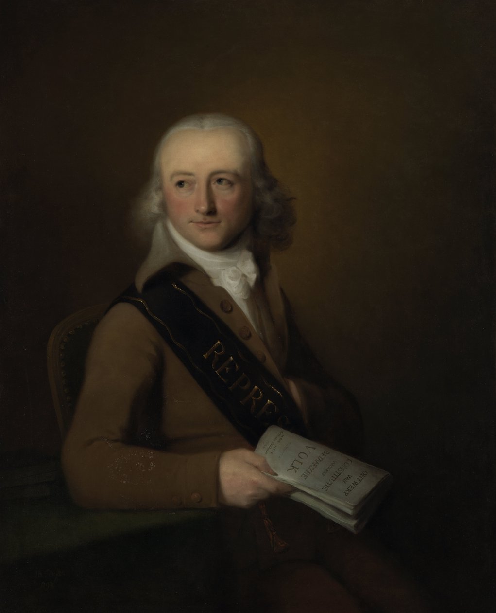 Leonardus van der Voort portréja Leonardus van der Voort portréja alkotó: Johan Bernard Scheffer