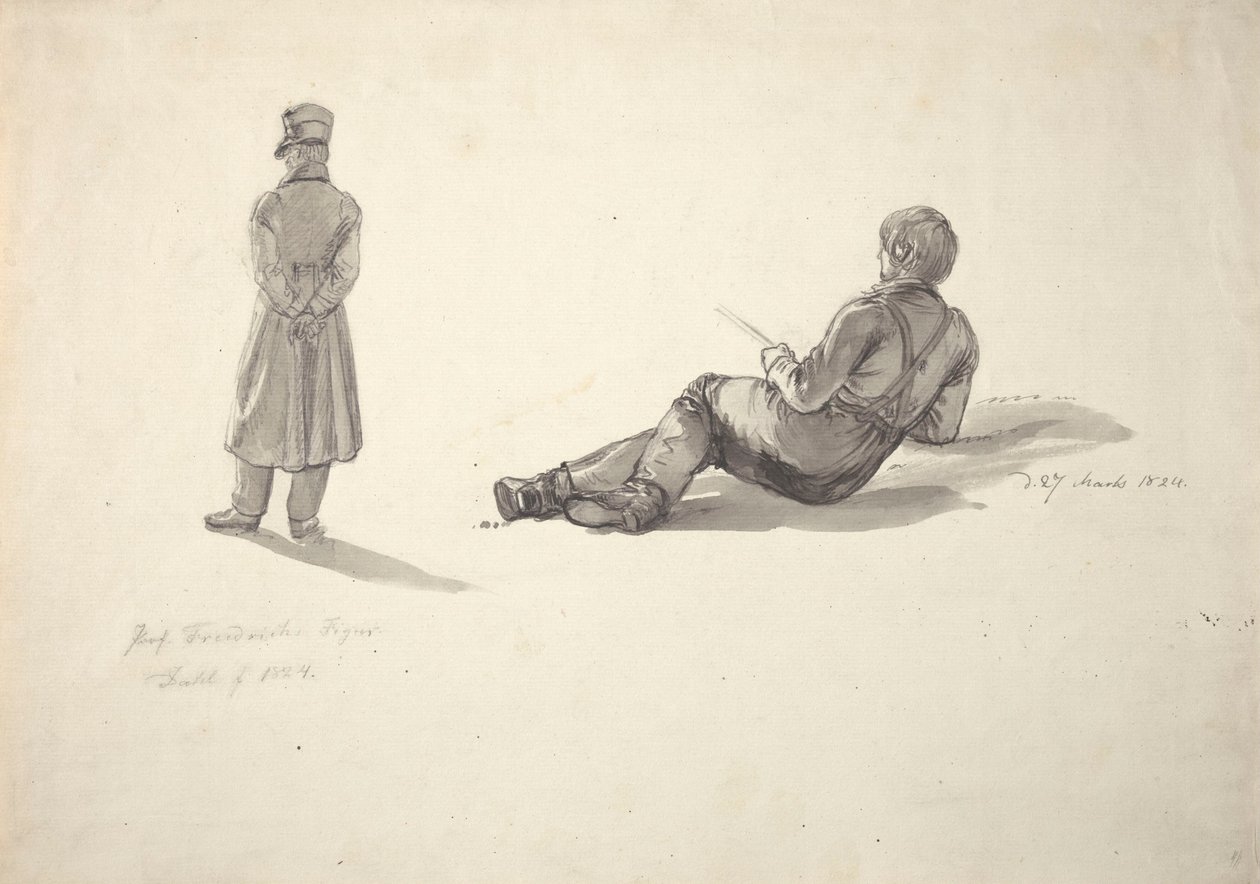 Caspar David Friedrich; halász alkotó: Johan Christian Dahl