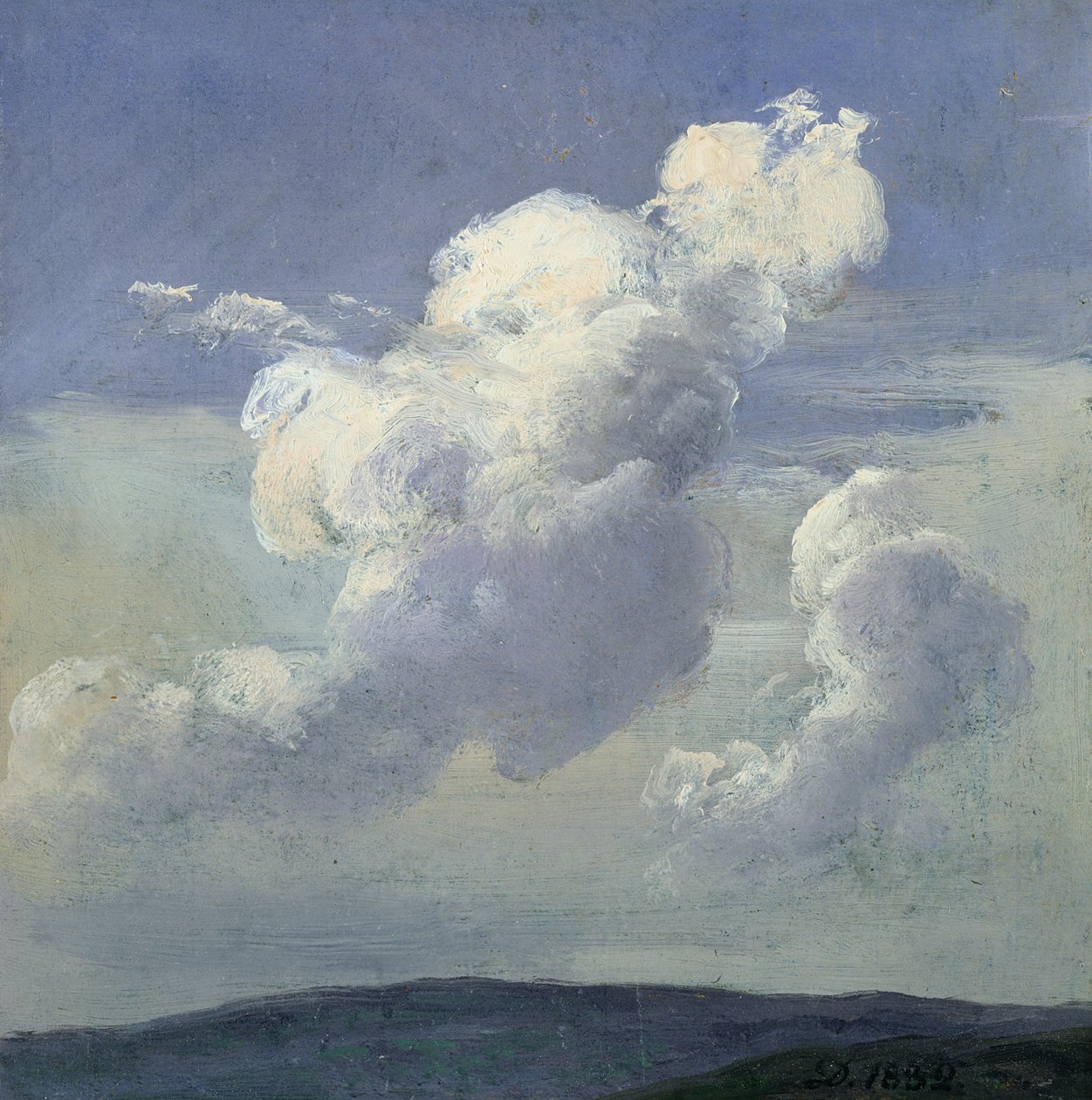Felhő tanulmány alkotó: Johan Christian Dahl