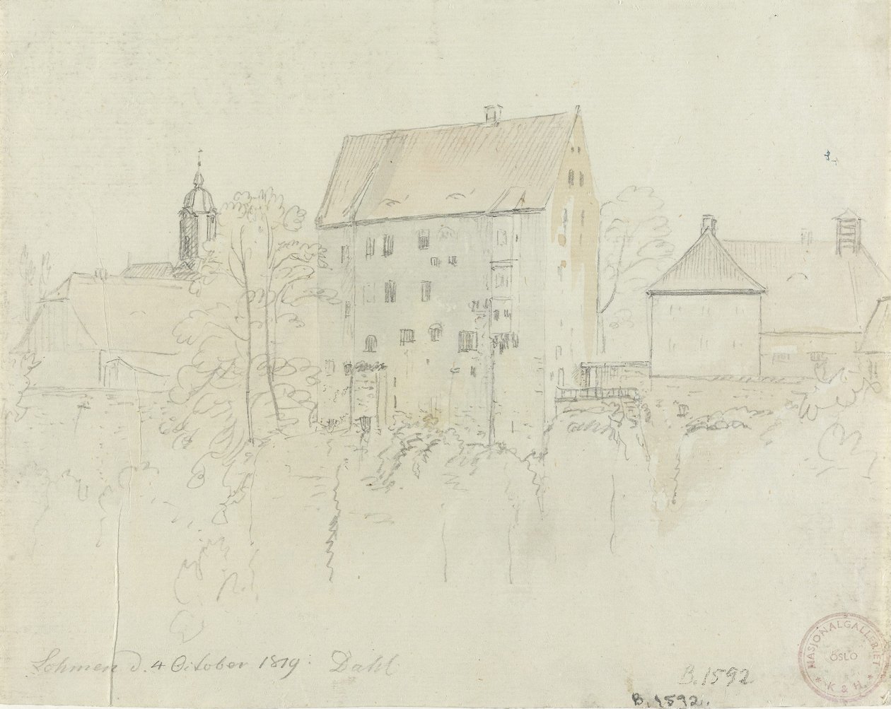 Lohmenből alkotó: Johan Christian Dahl
