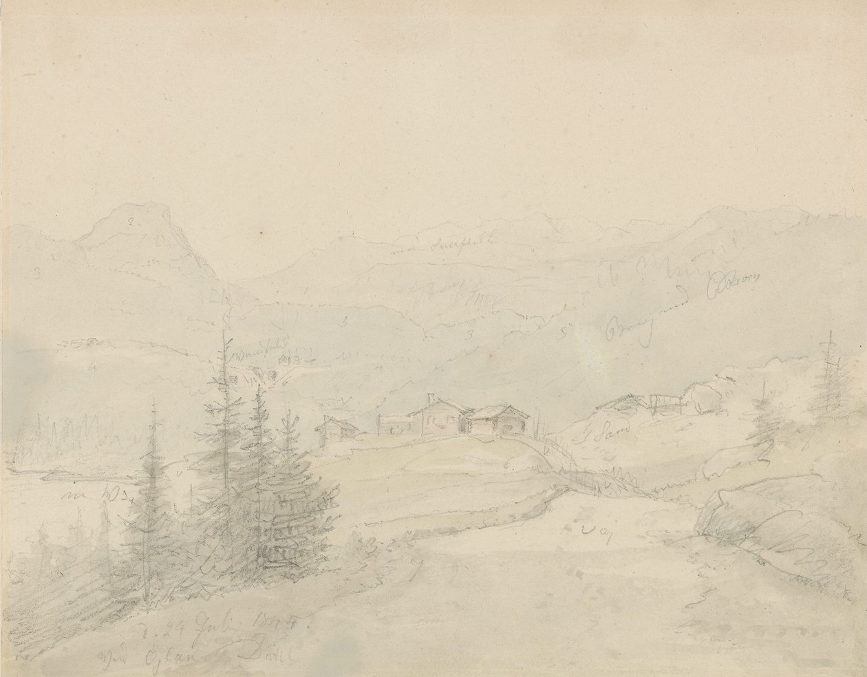 Øylóból, Valdresben alkotó: Johan Christian Dahl