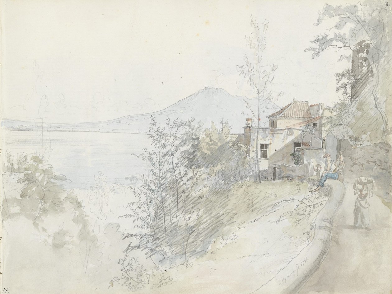 Castellammare környékéről alkotó: Johan Christian Dahl